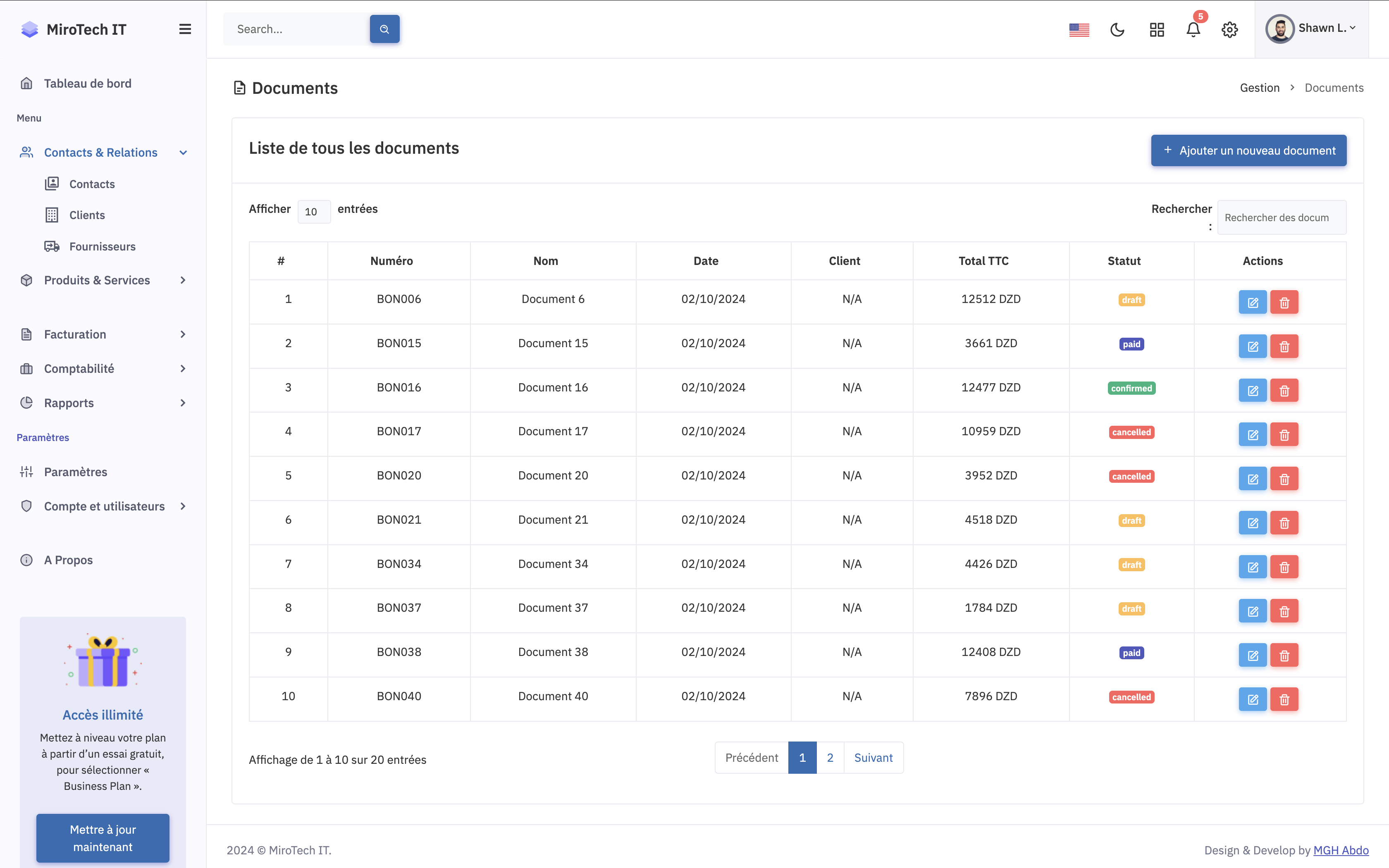 gestion des factures pour les entreprises - Facturili